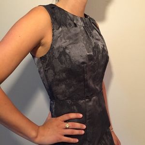 Loft Sleeveless Navy Blue Dress